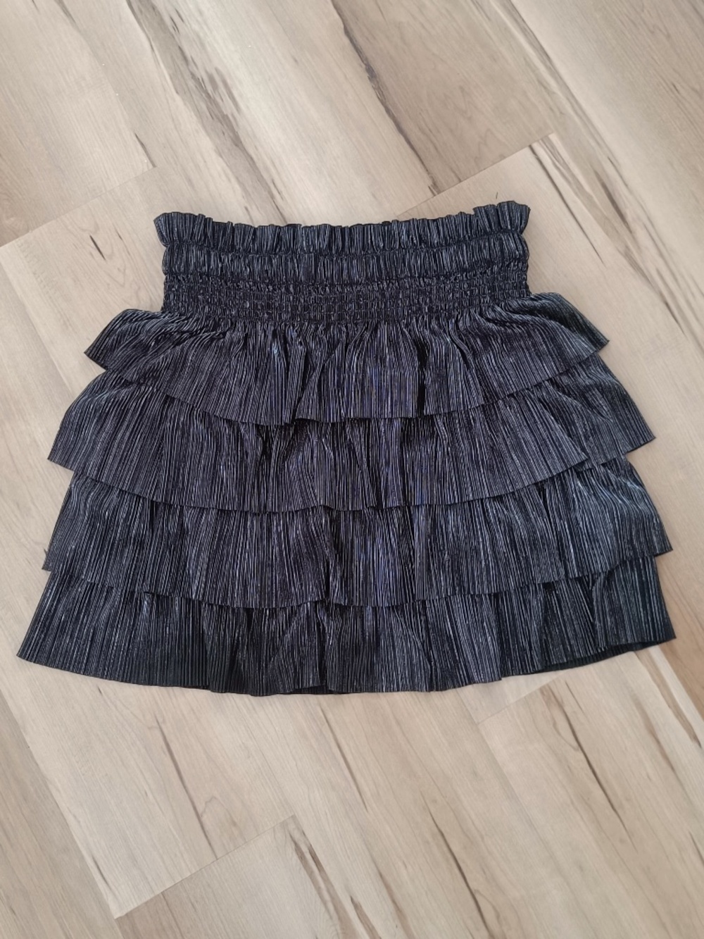 IRO Grey metallic skirt